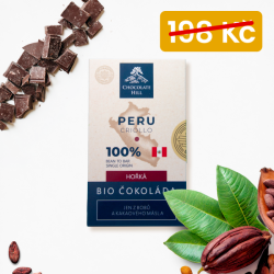 akce - 100% BIO čokoláda bez cukru Peru 60g