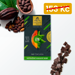 akce - 65% BIO čokoláda z nepražených bobů 60g