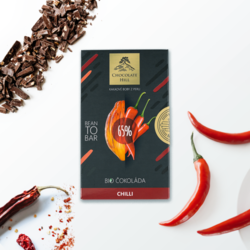 Čokoláda s chilli BIO 65% designové foto