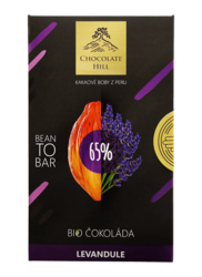 Levandulová čokoláda BIO 60%