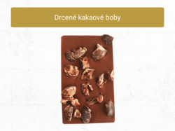 Mini čokoládka s drcenými kakaovými boby
