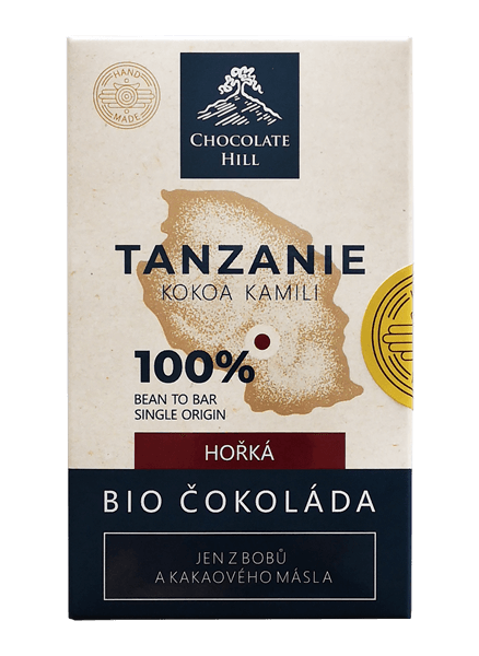 100% BIO čokoláda Tanzanie Kokoa Kamili 60 g