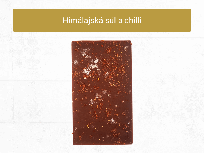 Mini čokoládka s himálajskou solí a chilli